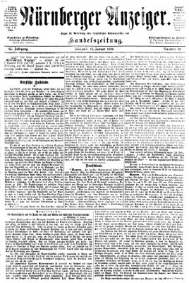 Nürnberger Anzeiger Mittwoch 17. Januar 1872