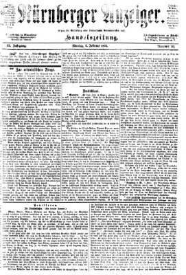 Nürnberger Anzeiger Montag 5. Februar 1872