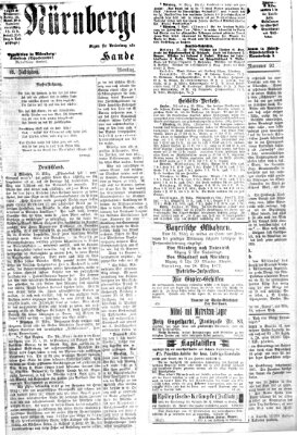 Nürnberger Anzeiger Montag 1. April 1872