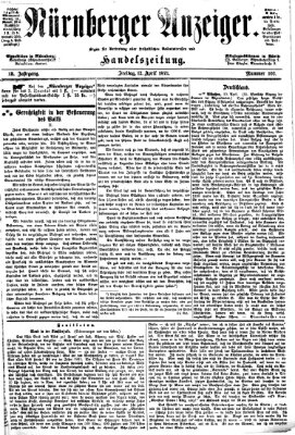 Nürnberger Anzeiger Freitag 12. April 1872