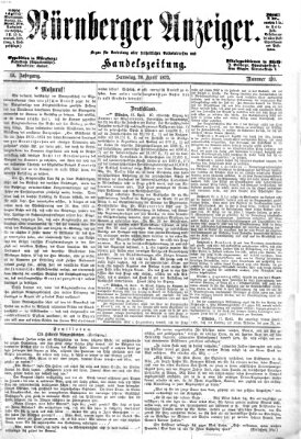 Nürnberger Anzeiger Samstag 20. April 1872