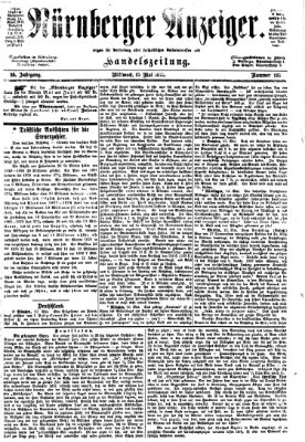 Nürnberger Anzeiger Mittwoch 15. Mai 1872