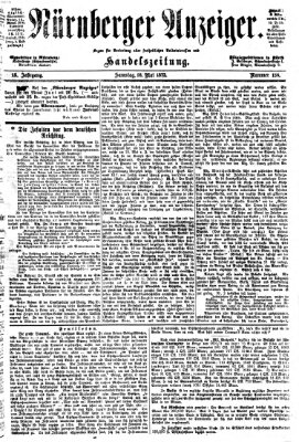 Nürnberger Anzeiger Samstag 18. Mai 1872