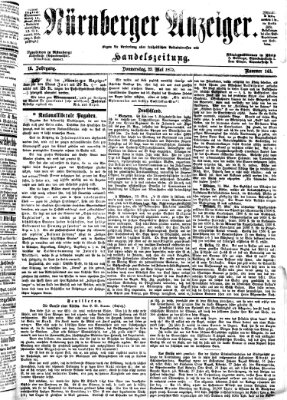 Nürnberger Anzeiger Donnerstag 23. Mai 1872