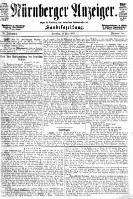 Nürnberger Anzeiger Samstag 25. Mai 1872