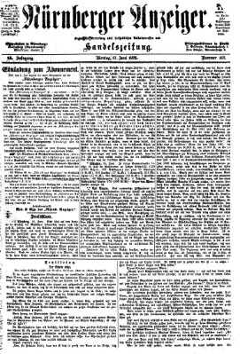 Nürnberger Anzeiger Montag 17. Juni 1872