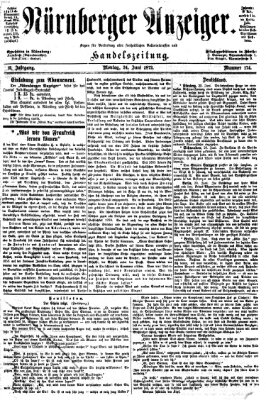 Nürnberger Anzeiger Montag 24. Juni 1872