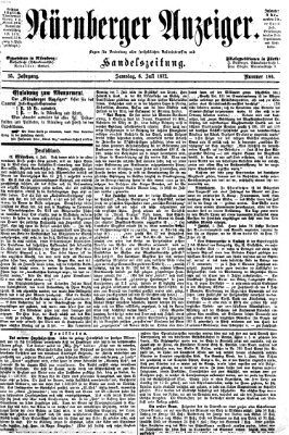 Nürnberger Anzeiger Samstag 6. Juli 1872