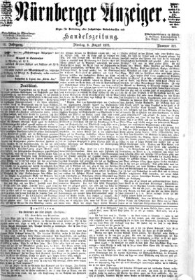 Nürnberger Anzeiger Dienstag 6. August 1872