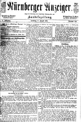 Nürnberger Anzeiger Samstag 17. August 1872