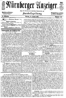 Nürnberger Anzeiger Montag 19. August 1872