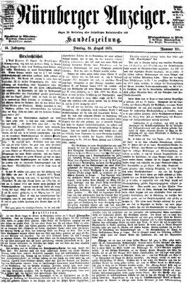 Nürnberger Anzeiger Dienstag 20. August 1872