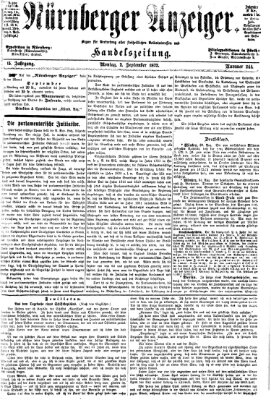 Nürnberger Anzeiger Montag 2. September 1872