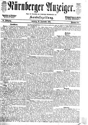 Nürnberger Anzeiger Sonntag 29. September 1872