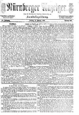 Nürnberger Anzeiger Freitag 18. Oktober 1872