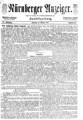 Nürnberger Anzeiger Samstag 19. Oktober 1872