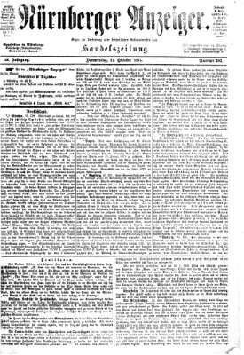 Nürnberger Anzeiger Donnerstag 31. Oktober 1872