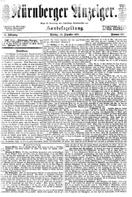 Nürnberger Anzeiger Montag 16. Dezember 1872