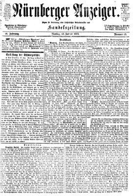 Nürnberger Anzeiger Montag 13. Januar 1873