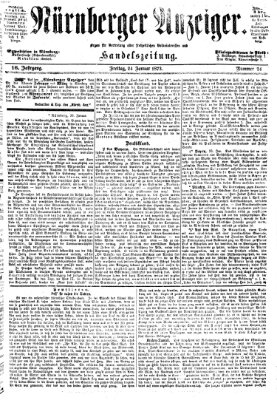 Nürnberger Anzeiger Freitag 24. Januar 1873