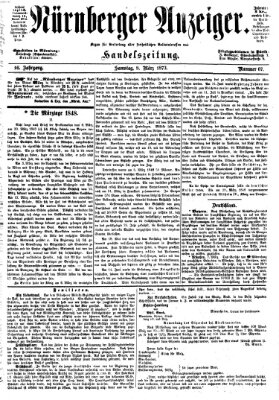 Nürnberger Anzeiger Samstag 8. März 1873