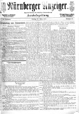 Nürnberger Anzeiger Freitag 21. März 1873