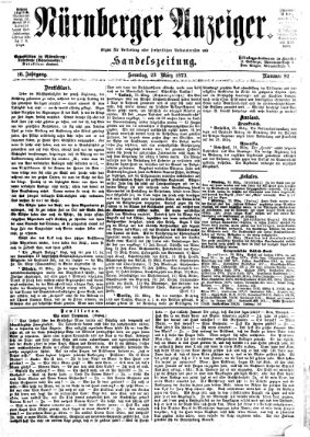 Nürnberger Anzeiger Sonntag 23. März 1873