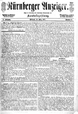 Nürnberger Anzeiger Mittwoch 26. März 1873