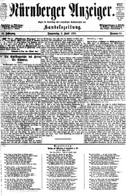 Nürnberger Anzeiger Donnerstag 3. April 1873