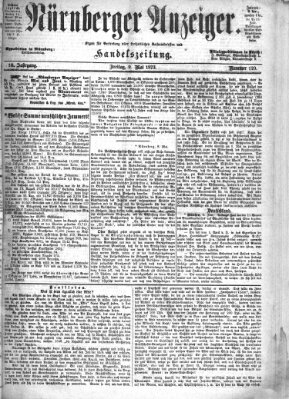 Nürnberger Anzeiger Freitag 9. Mai 1873