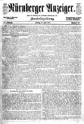 Nürnberger Anzeiger Freitag 18. Juli 1873