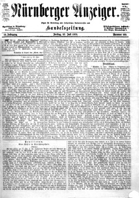 Nürnberger Anzeiger Freitag 25. Juli 1873