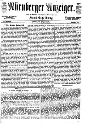 Nürnberger Anzeiger Dienstag 26. August 1873