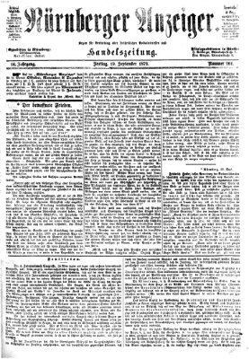 Nürnberger Anzeiger Freitag 19. September 1873