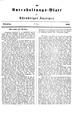 Nürnberger Anzeiger. Unterhaltungs-Blatt (Nürnberger Anzeiger) Sonntag 28. Mai 1871