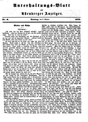 Nürnberger Anzeiger. Unterhaltungs-Blatt (Nürnberger Anzeiger) Sonntag 9. Februar 1873