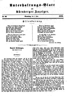 Nürnberger Anzeiger. Unterhaltungs-Blatt (Nürnberger Anzeiger) Sonntag 1. Juni 1873