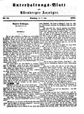 Nürnberger Anzeiger. Unterhaltungs-Blatt (Nürnberger Anzeiger) Sonntag 15. Juni 1873