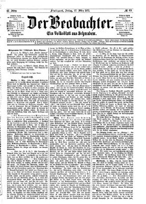 Der Beobachter Freitag 17. März 1871