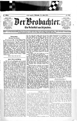 Der Beobachter Mittwoch 14. Juni 1871