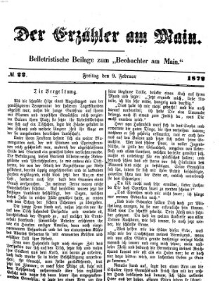 Der Erzähler am Main (Beobachter am Main und Aschaffenburger Anzeiger) Freitag 9. Februar 1872