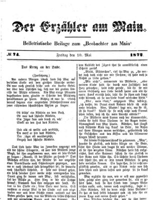 Der Erzähler am Main (Beobachter am Main und Aschaffenburger Anzeiger) Freitag 10. Mai 1872