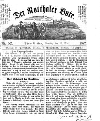 Rottaler Bote Sonntag 12. Mai 1872