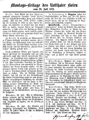 Rottaler Bote Montag 29. Juli 1872