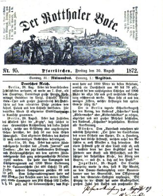 Rottaler Bote Freitag 30. August 1872