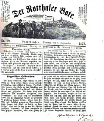 Rottaler Bote Sonntag 8. September 1872