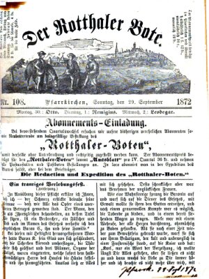 Rottaler Bote Sonntag 29. September 1872