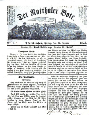 Rottaler Bote Freitag 24. Januar 1873