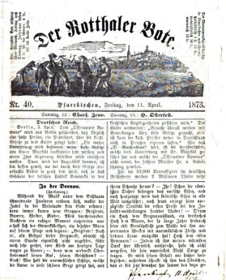 Rottaler Bote Freitag 11. April 1873