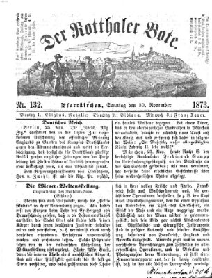 Rottaler Bote Sonntag 30. November 1873